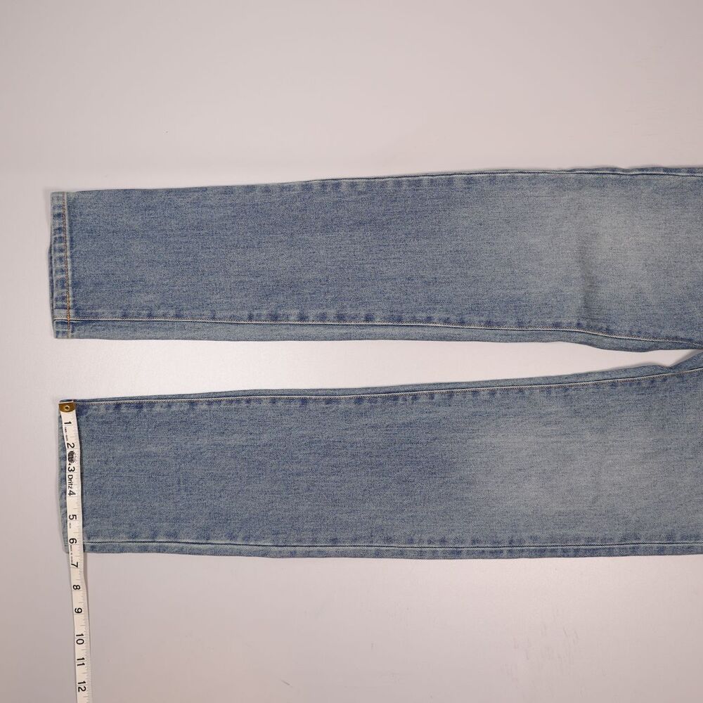 Buck Mason Maverick Slim Jeans Mens 28x34 Double Dipped 14oz Denim Button Fly - Picture 10 of 12